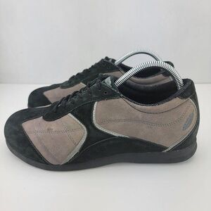 Barefoot Freedom Womens Size 9 DOUBLE WIDE Brown Black Leather Flat Shoes 10145-